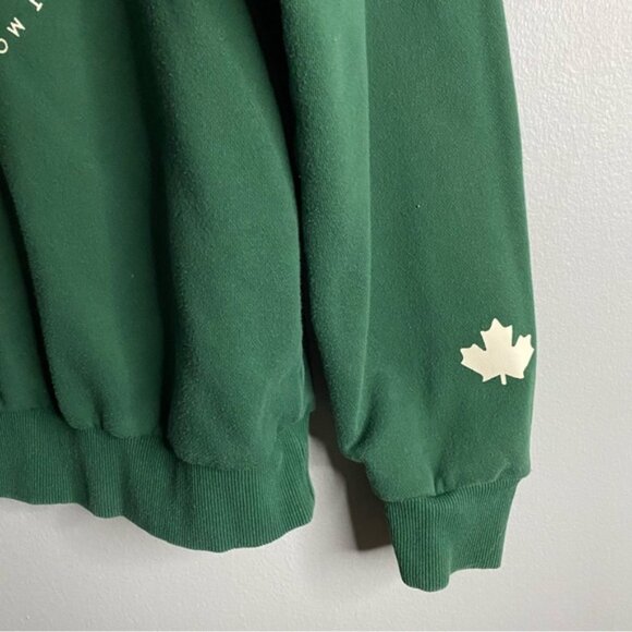 Monat Women's Green Graphic Print Crewneck Sweatshirt - Picture 8 of 9